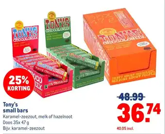 Makro Tony's small bars aanbieding