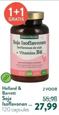 Holland & Barrett Soja Isoflavonen + Vitamine B6 aanbieding