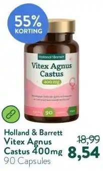 Holland & Barrett Vitex Agnus Castus 400mg aanbieding
