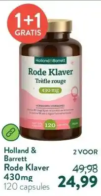 Holland & Barrett Rode Klaver 430mg aanbieding