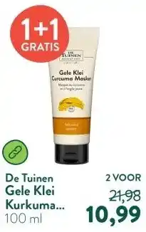 Holland & Barrett Gele Klei Kurkuma Masker aanbieding