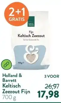 Holland & Barrett Keltisch Zeezout Fijn aanbieding