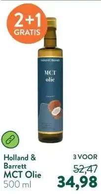 Holland & Barrett MCT Olie aanbieding