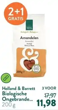 Holland & Barrett Biologische Ongebrande Amandelen aanbieding