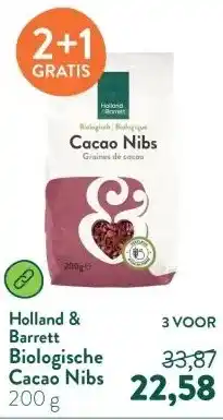 Holland & Barrett Biologische Cacao Nibs aanbieding