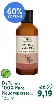 Holland & Barrett 100% Pure Koudgeperste Jojoba Olie aanbieding