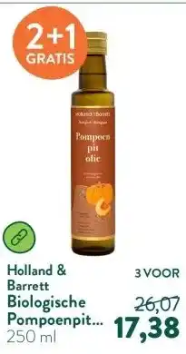 Holland & Barrett Biologische Pompoenpitolie aanbieding