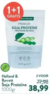 Holland & Barrett Soja Proteïne aanbieding