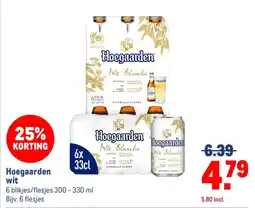 Makro Hoegaarden wit aanbieding