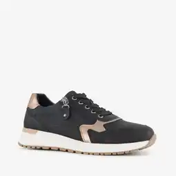 Scapino Blue Box dames sneakers zwart goud aanbieding