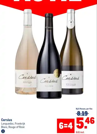 Makro Cersius aanbieding