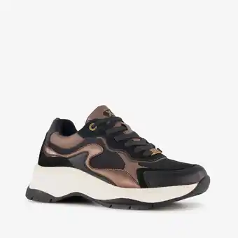 Scapino XX By Mexx dames sneakers zwart bruin aanbieding
