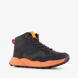 Scapino Blue Box hoge jongens sneakers zwart oranje aanbieding