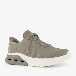 Scapino Skechers Slip-ins: BOBS Sport Arc Wave 2.0 heren sneakers beige aanbieding