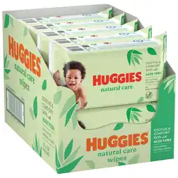 Plein.nl 10x Huggies Billendoekjes Natural aanbieding