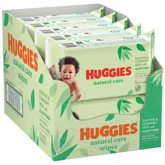 Plein.nl 10x Huggies Billendoekjes Natural aanbieding