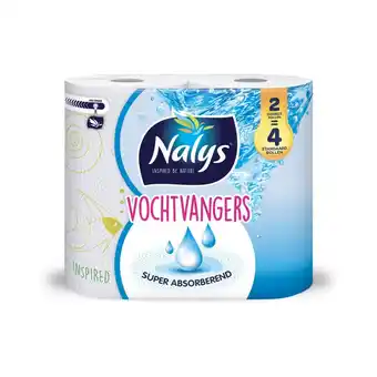 Plein.nl 1+1 gratis: Nalys Keukenpapier Vochtvangers 2 aanbieding