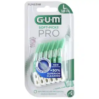 Plein.nl 3x GUM Soft-Picks PRO Large 30 aanbieding