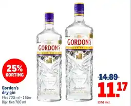 Makro Gordon's dry gin aanbieding