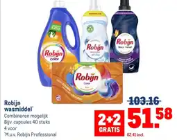 Makro Robijn wasmiddel aanbieding
