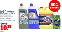 Makro Dreft Professional, Mr. Proper of Glorix aanbieding