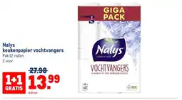 Makro Nalys keukenpapier vochtvangers aanbieding