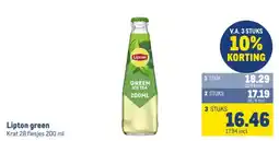 Makro Lipton green aanbieding