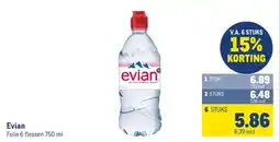 Makro Evian aanbieding