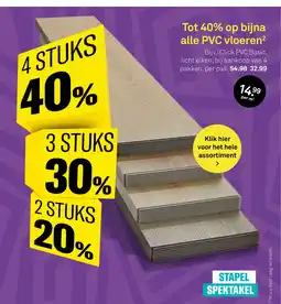 Karwei op bijna alle PVC vloeren aanbieding
