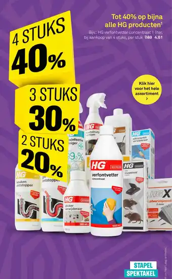 Karwei op bijna alle HG producten aanbieding