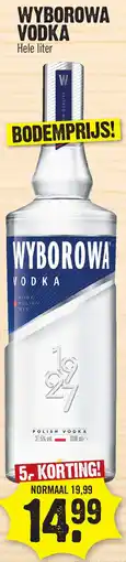 Super Dirck 3 Wyborowa vodka aanbieding