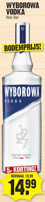 Super Dirck 3 Wyborowa vodka aanbieding