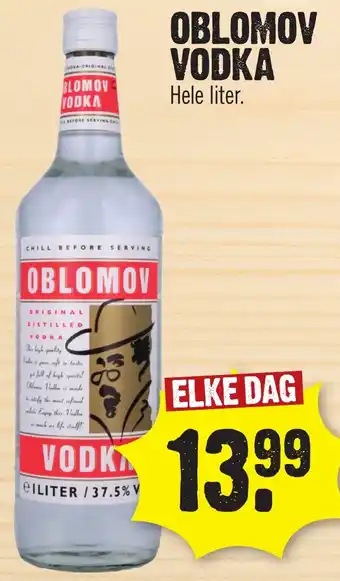 Super Dirck 3 Oblomov vodka aanbieding