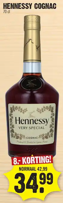 Super Dirck 3 Hennessy cognac aanbieding