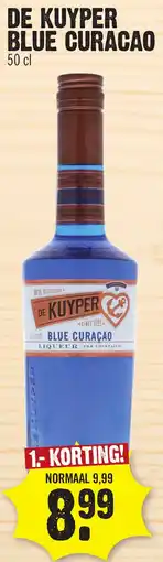 Super Dirck 3 De kuyper blue curaca aanbieding