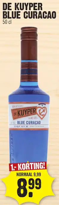Super Dirck 3 De kuyper blue curaca aanbieding