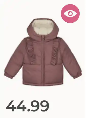 Prenatal Prénatal peuter winterjas lange mouwen effen aanbieding
