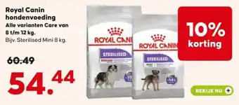 Pets Place Royal Canin hondenvoeding aanbieding