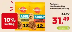 Pets Place Pedigree hondenvoeding aanbieding