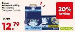 Pets Place Catsan kattenbakvulling aanbieding