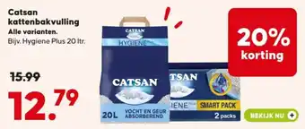 Pets Place Catsan kattenbakvulling aanbieding
