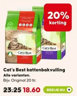 Pets Place Cat's Best kattenbakvulling aanbieding