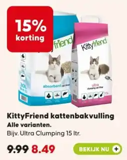 Pets Place KittyFriend kattenbakvulling aanbieding