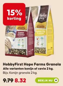 Pets Place HobbyFirst Hope Farms Granola aanbieding