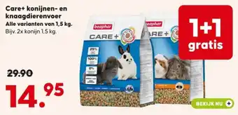 Pets Place Care+ konijnen en knaagdierenvoer aanbieding
