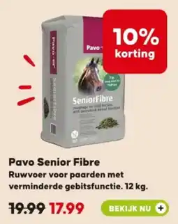 Pets Place Pavo Senior Fibre aanbieding