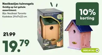 Pets Place Nestkastjes tuinvogels aanbieding