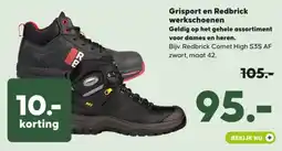 Pets Place Grisport en Redbrick werkschoenen aanbieding