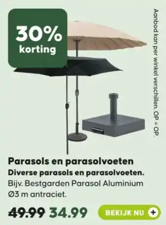 Pets Place Parasols en parasolvoeten aanbieding