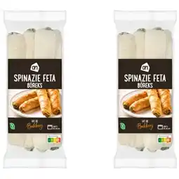Albert Heijn AH Diepvries spinazie feta boreks 2-pack aanbieding